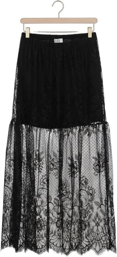 ROUGE EDIT Dames Rokken Rouleya Hw Maxi Skirt Zwart - Foto 3