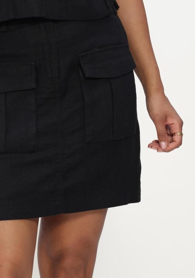 ROUGE EDIT Dames Rokken Rousummer Hw Short Skirt Zwart - Foto 4