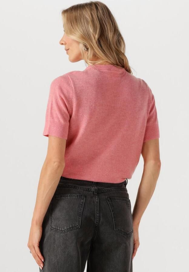 ROUGE EDIT Dames Tops & T-shirts Roukate Ss O-neck Knit Roze - Foto 3