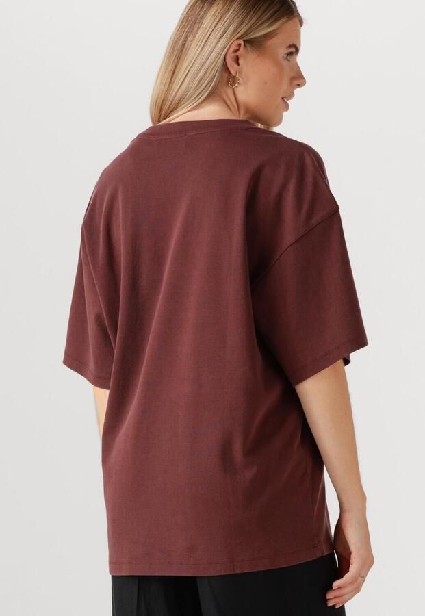 ROUGE EDIT Dames Tops & T-shirts Rousophias Ss O-neck Tee Bordeaux - Foto 3