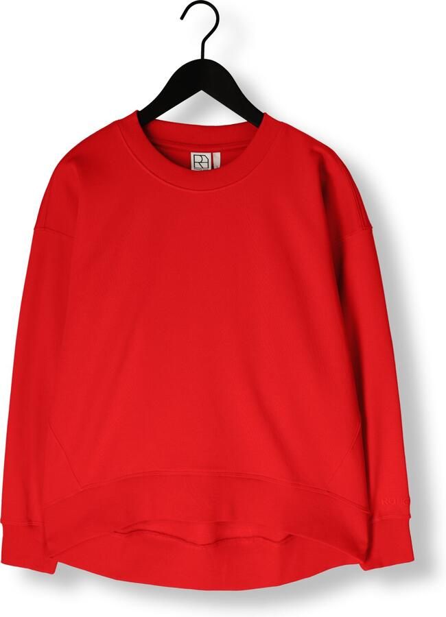 ROUGE EDIT Dames Truien & Vesten Rouyork Ls O-neck Sweat Rood