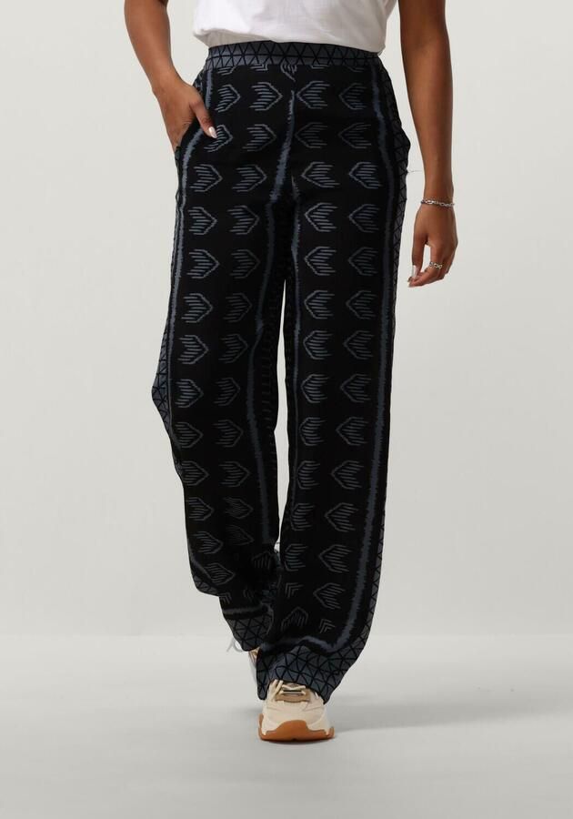 Rough Studios Wijde Broek Alex Pants Donkerblauw Blue Dames - Foto 3