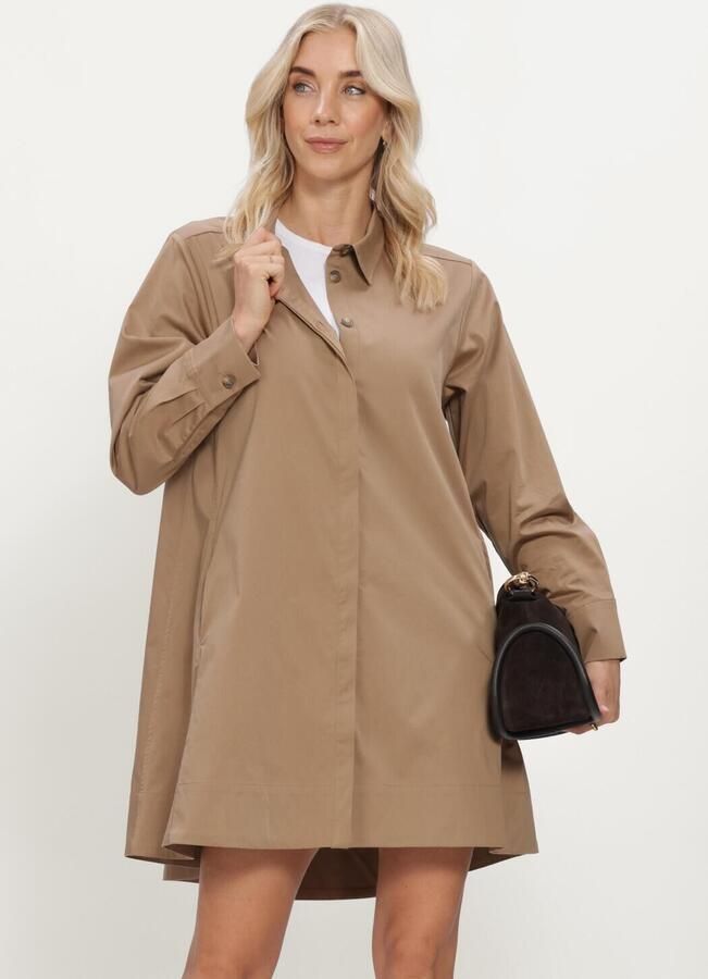 RUBY TUESDAY Dames Jurken Pavel A Line Shirt Dress Camel