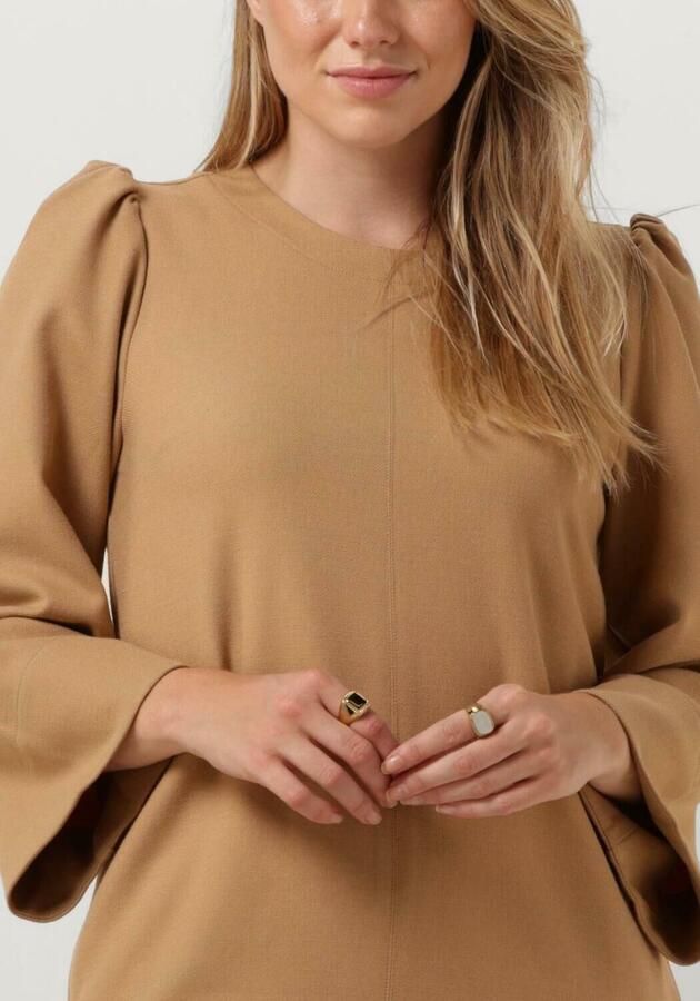 RUBY TUESDAY Dames Jurken Ronalee Round Collar Dress Bruin - Foto 2