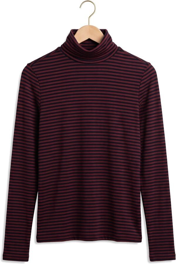 RUBY TUESDAY Dames Truien & Vesten Chanti Long Sleeves Turtle Neck Bordeaux - Foto 3