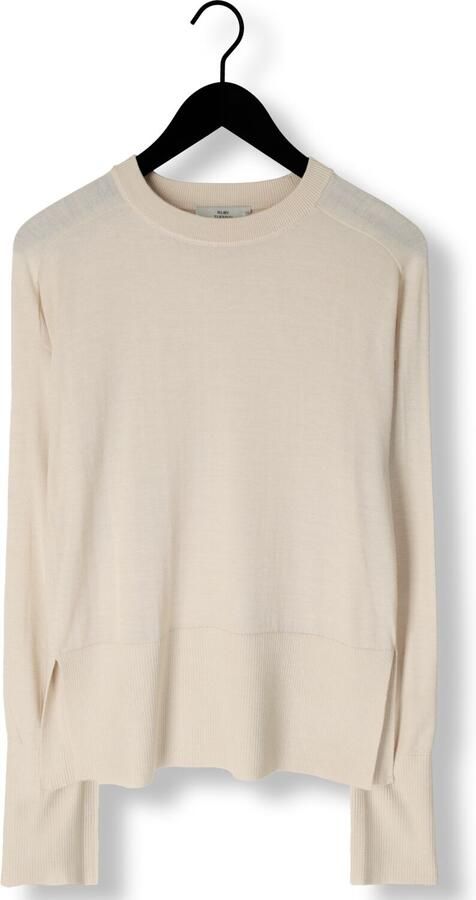 RUBY TUESDAY Dames Truien & Vesten Vallie Soft Round Neck Pullover High Border Beige - Foto 3
