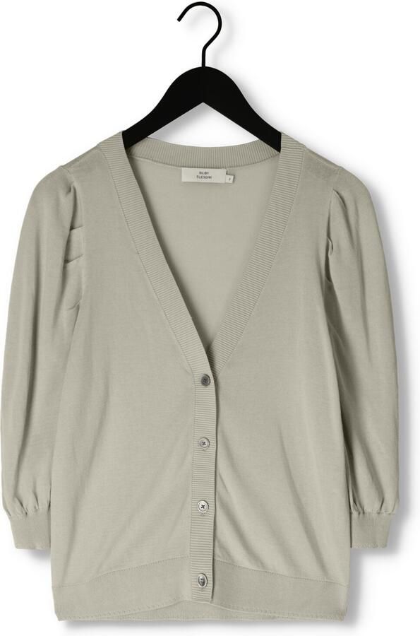 RUBY TUESDAY Dames Truien & Vesten Vester V Neck Cardigan Grijs - Foto 3