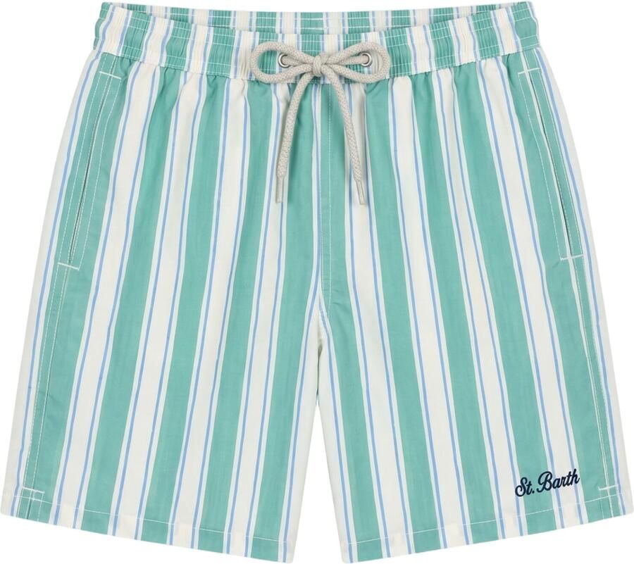 SAINT BARTH Jongens Zwemkleding Syros Jr Groen