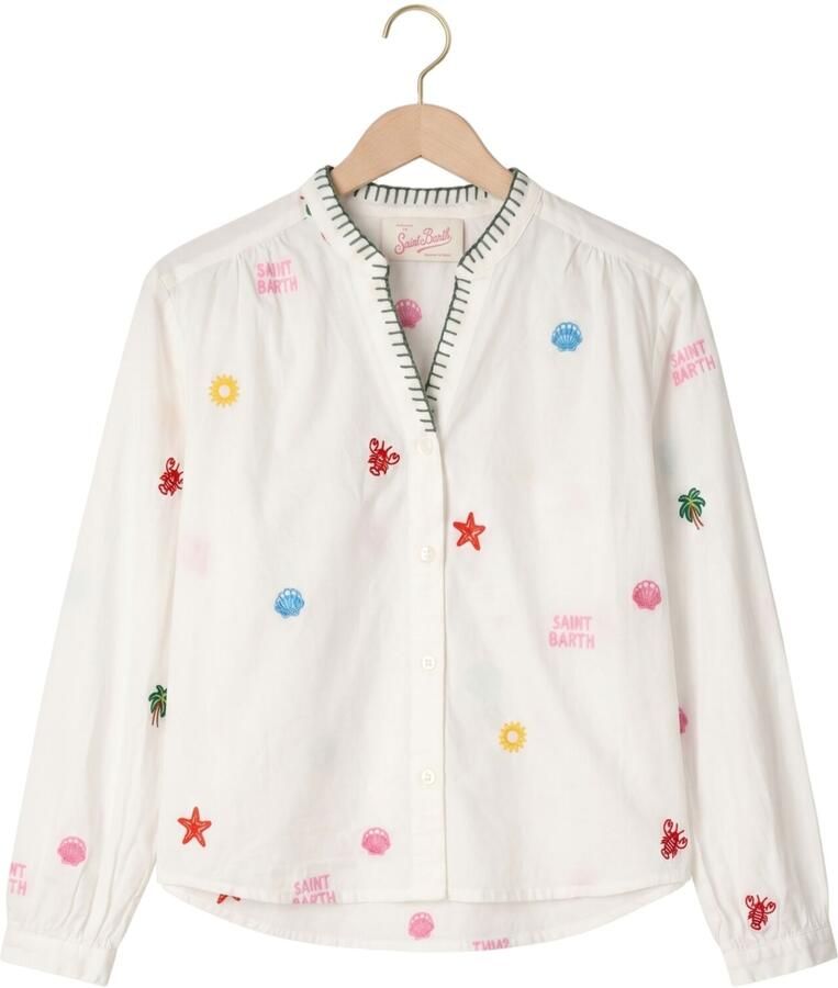 SAINT BARTH Meisjes Blouses Liona Jr Wit