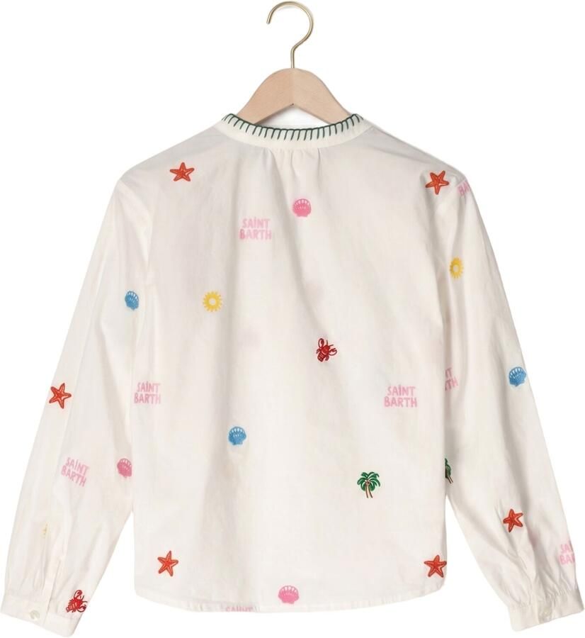 SAINT BARTH Meisjes Blouses Liona Jr Wit - Foto 2
