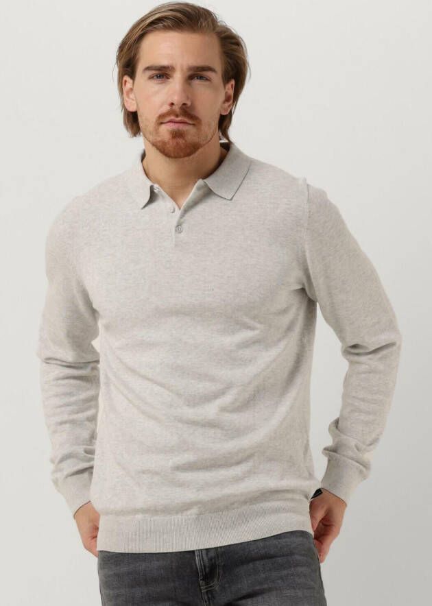 SAINT STEVE Heren Polo's & T-shirts Berend Lichtgrijs