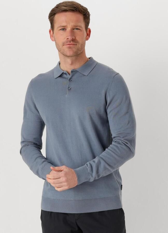 Saint Steve Blauwe Polo Shirt voor Heren Blue Heren - Foto 4