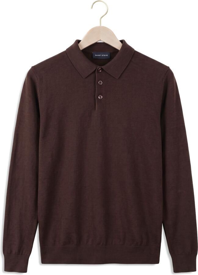 SAINT STEVE Heren Polo's & T-shirts Berend-s Bruin - Foto 2