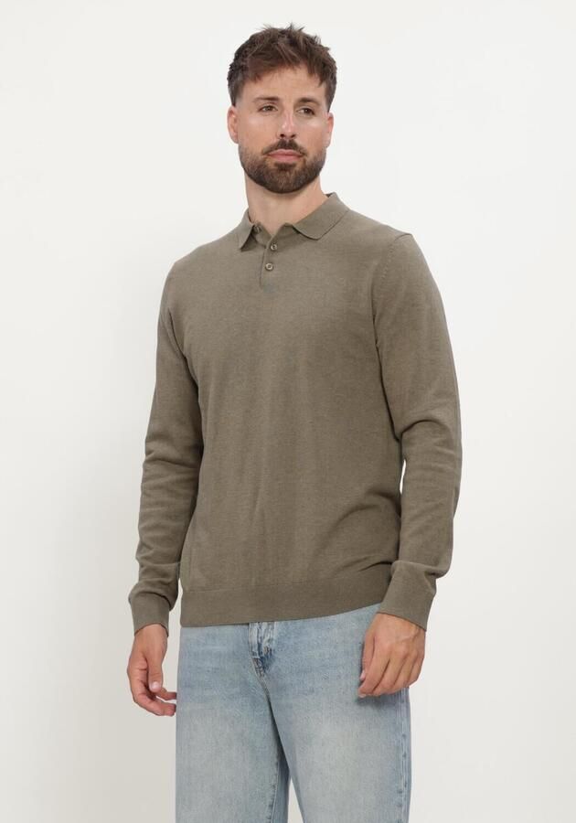 SAINT STEVE Heren Polo's & T-shirts Berend-s Khaki