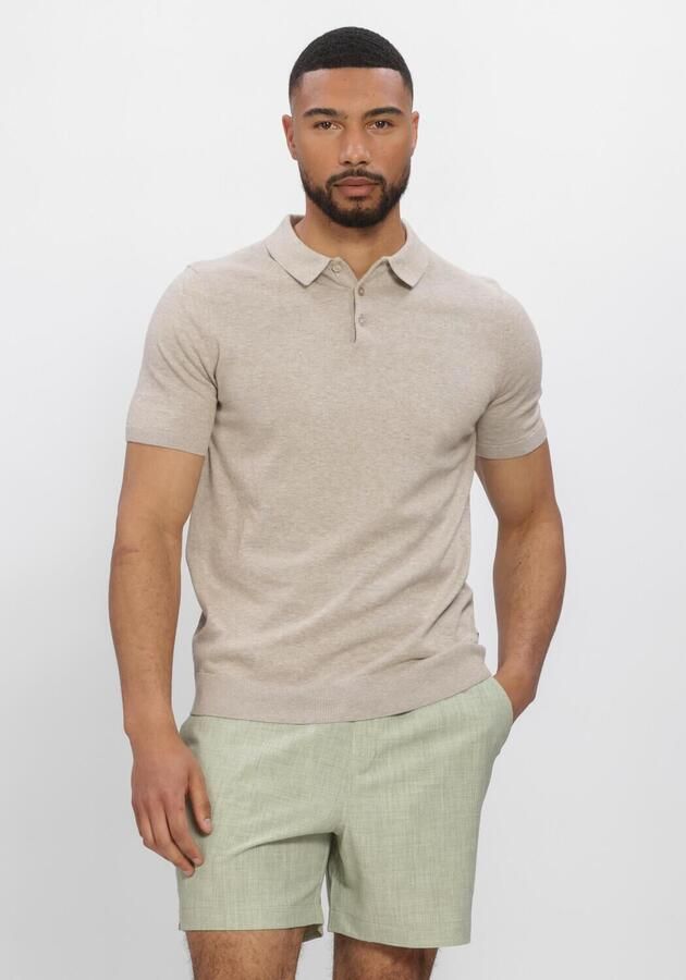SAINT STEVE Heren Polo's & T-shirts Chris Beige