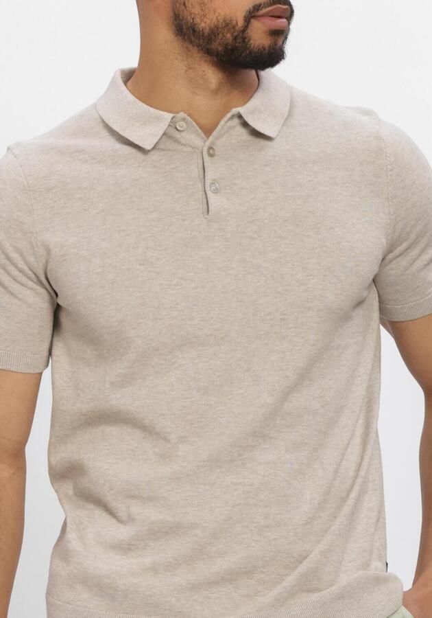 SAINT STEVE Heren Polo's & T-shirts Chris Beige - Foto 4