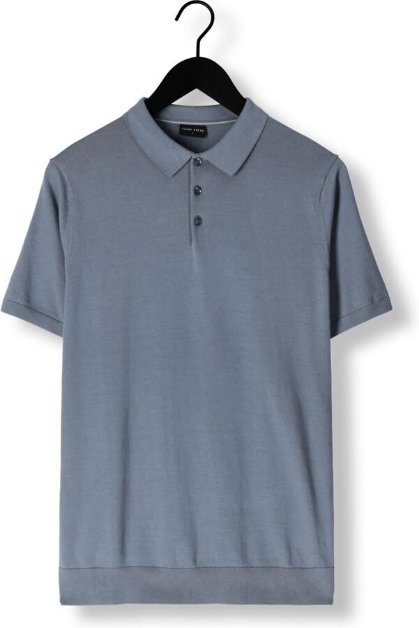 SAINT STEVE Heren Polo's & T-shirts Chris Lichtblauw - Foto 4