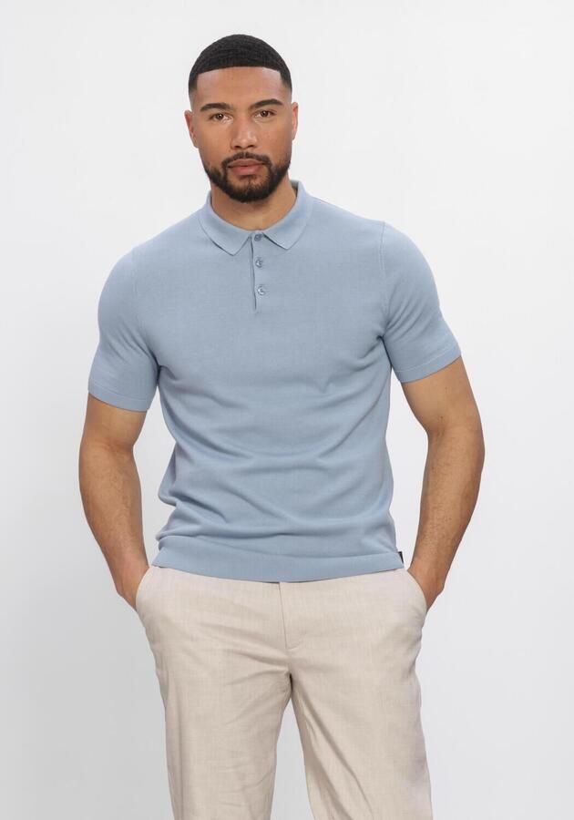 SAINT STEVE Heren Polo's & T-shirts Chris Lichtblauw