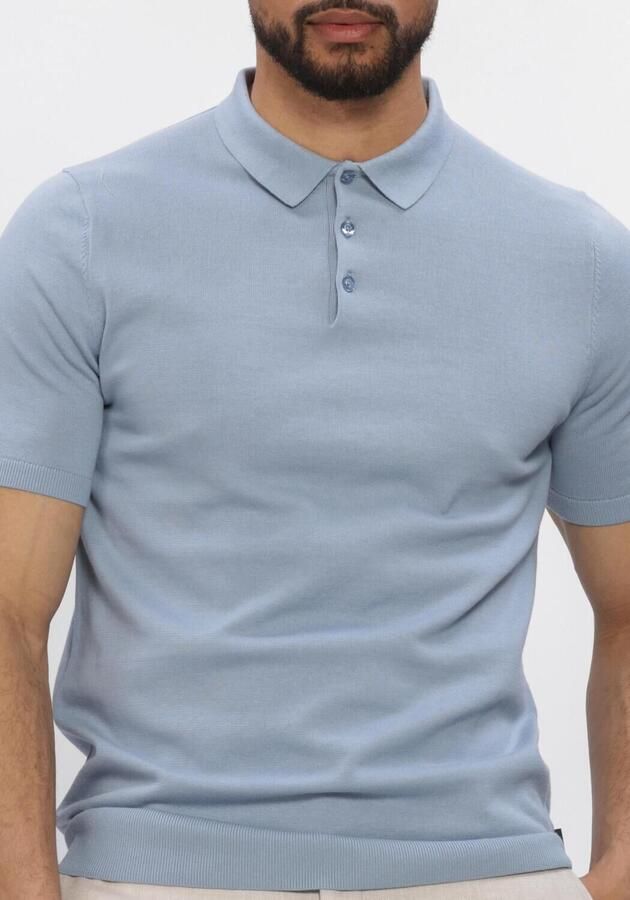 SAINT STEVE Heren Polo's & T-shirts Chris Lichtblauw - Foto 4