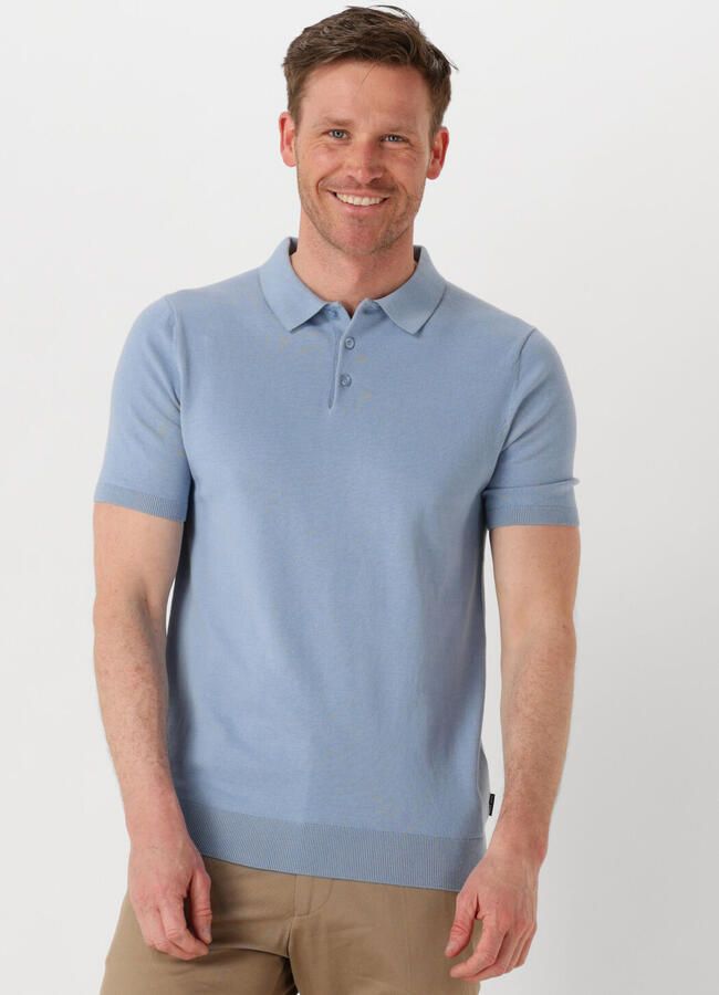 SAINT STEVE Heren Polo's & T-shirts Chris Lichtblauw