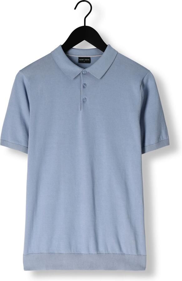 SAINT STEVE Heren Polo's & T-shirts Chris Lichtblauw - Foto 4