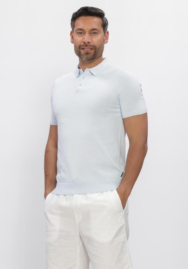 SAINT STEVE Heren Polo's & T-shirts Chris Lichtblauw