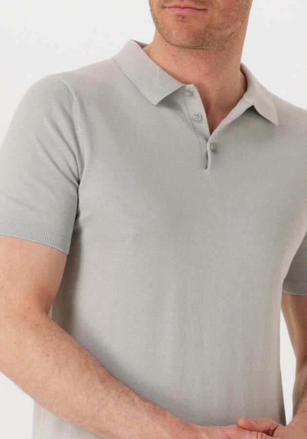 SAINT STEVE Heren Polo's & T-shirts Chris Lichtgrijs - Foto 3