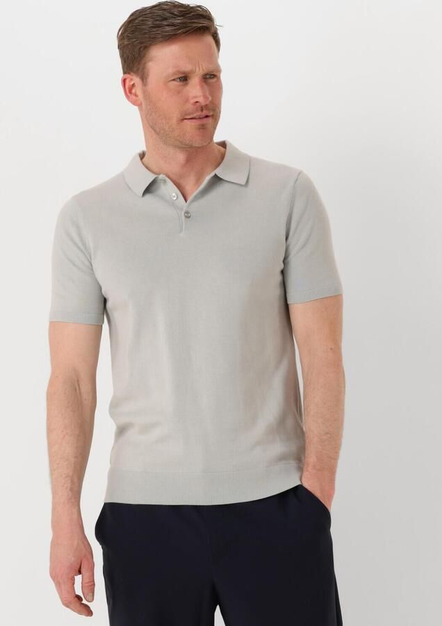SAINT STEVE Heren Polo's & T-shirts Chris Lichtgrijs