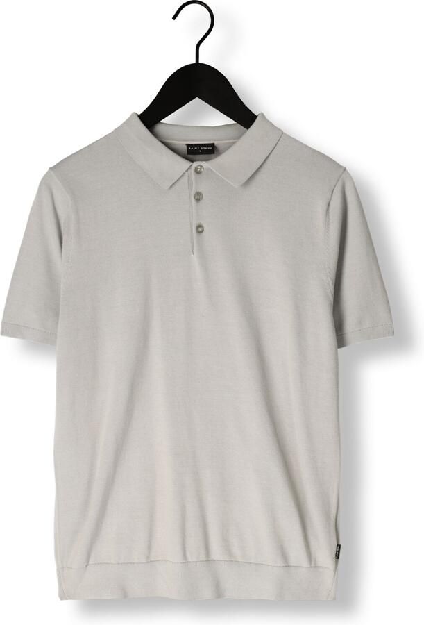 SAINT STEVE Heren Polo's & T-shirts Chris Lichtgrijs - Foto 4