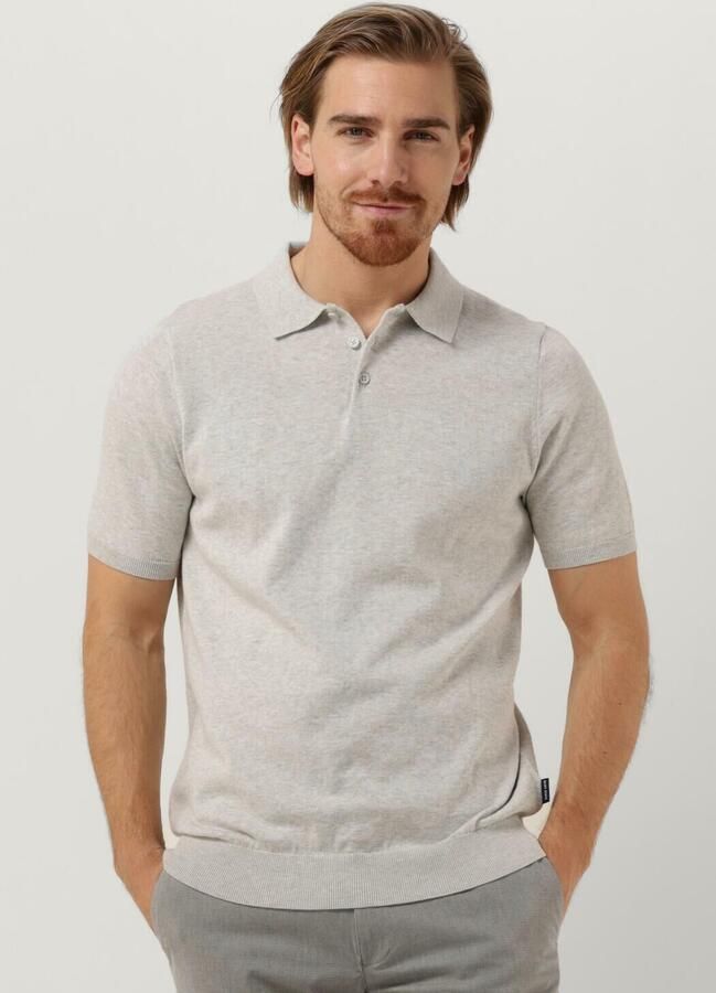 SAINT STEVE Heren Polo's & T-shirts Chris Lichtgrijs - Foto 4