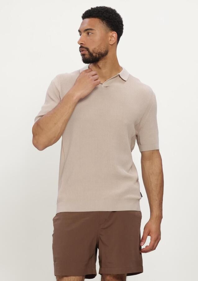 SAINT STEVE Heren Polo's & T-shirts Evan-s Beige