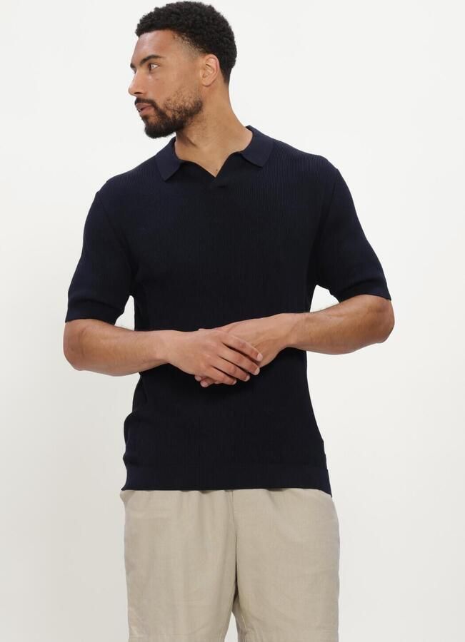 SAINT STEVE Heren Polo's & T-shirts Evan-s Donkerblauw