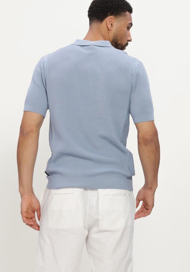 SAINT STEVE Heren Polo's & T-shirts Evan-s Lichtblauw - Foto 3