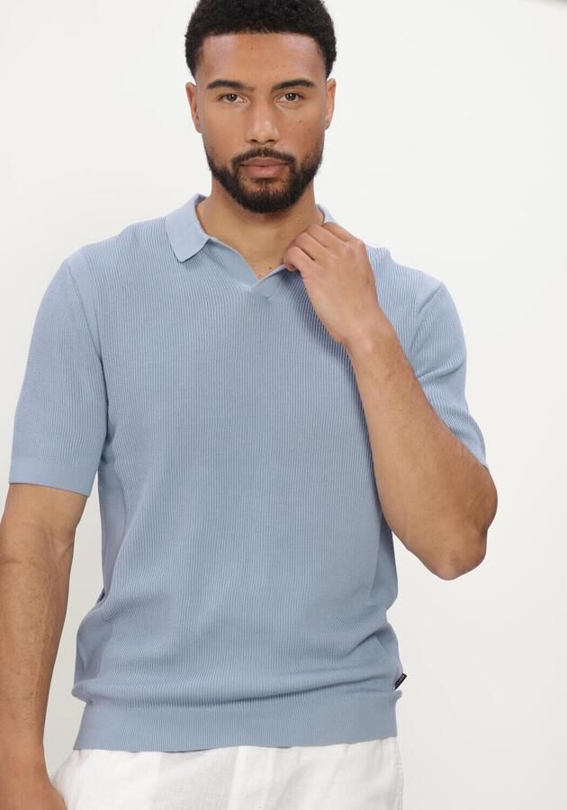SAINT STEVE Heren Polo's & T-shirts Evan-s Lichtblauw - Foto 4