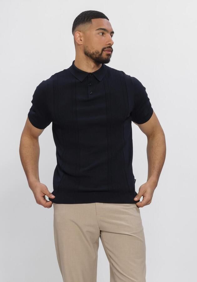 SAINT STEVE Heren Polo's & T-shirts Friederich Donkerblauw