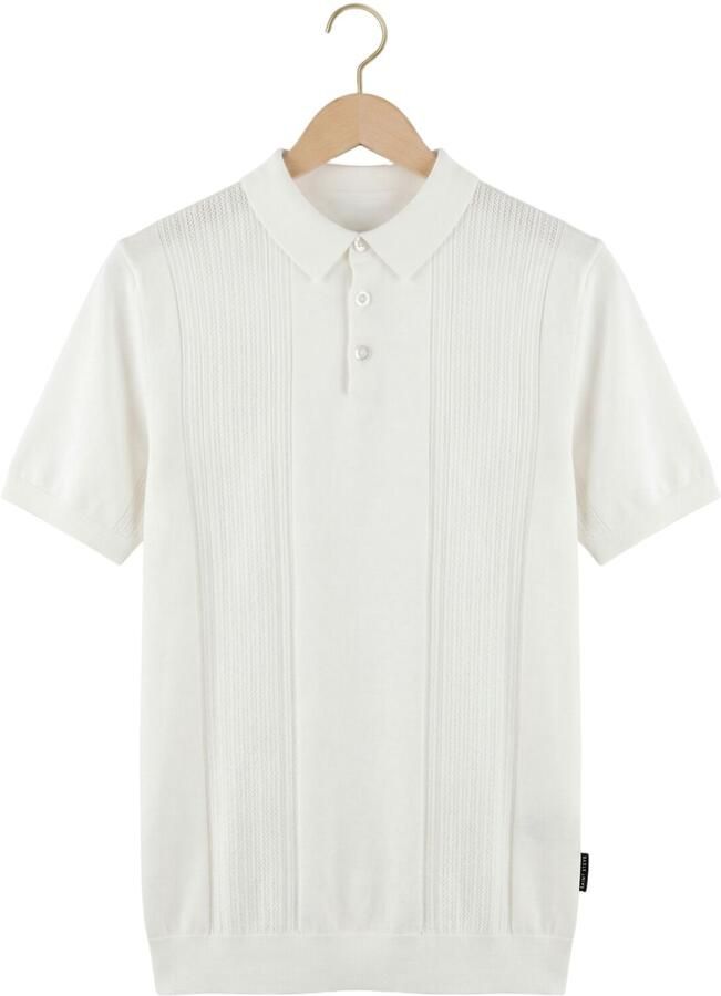 SAINT STEVE Heren Polo's & T-shirts Friederich Wit - Foto 2