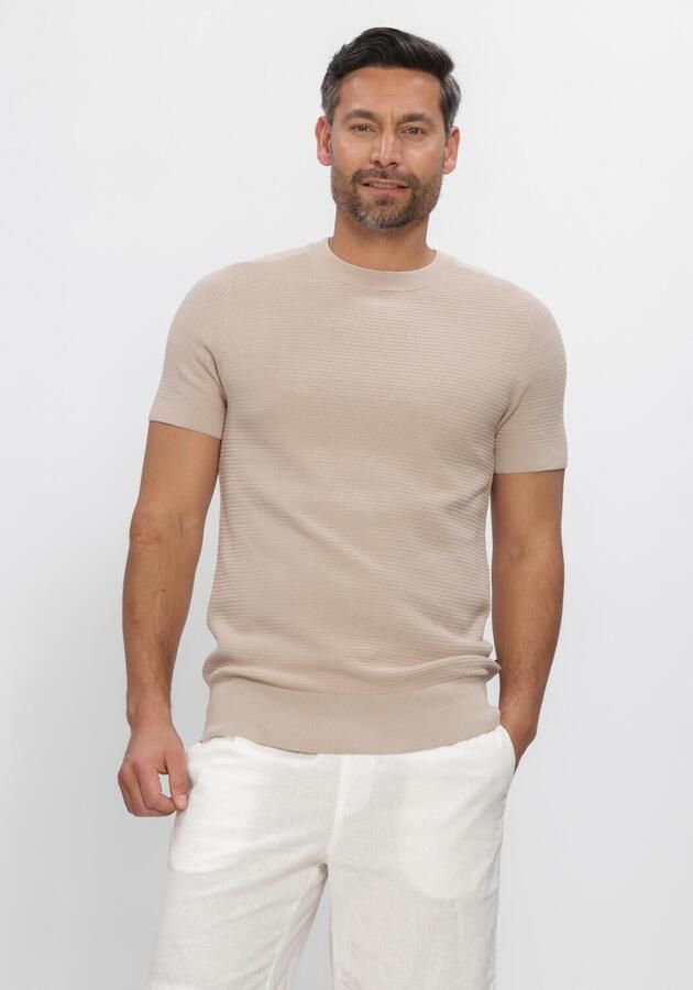 SAINT STEVE Heren Polo's & T-shirts Hein Beige