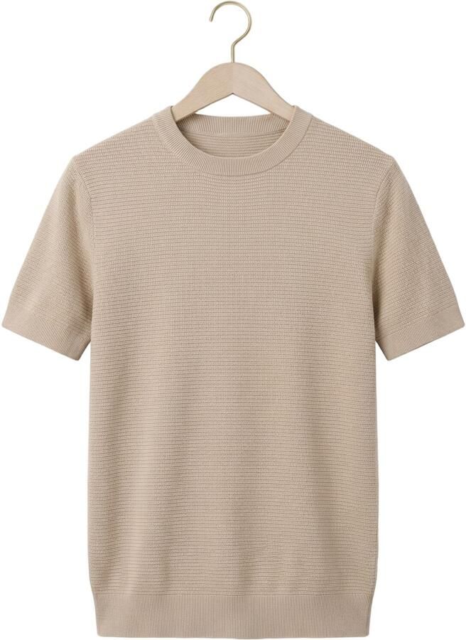 SAINT STEVE Heren Polo's & T-shirts Hein Beige - Foto 2