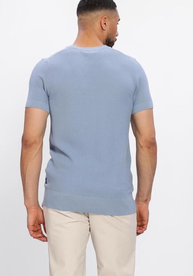 SAINT STEVE Heren Polo's & T-shirts Hein Lichtblauw - Foto 3