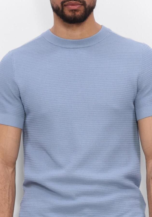 SAINT STEVE Heren Polo's & T-shirts Hein Lichtblauw - Foto 4
