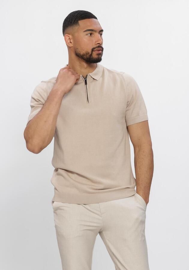 SAINT STEVE Heren Polo's & T-shirts Joachim Beige