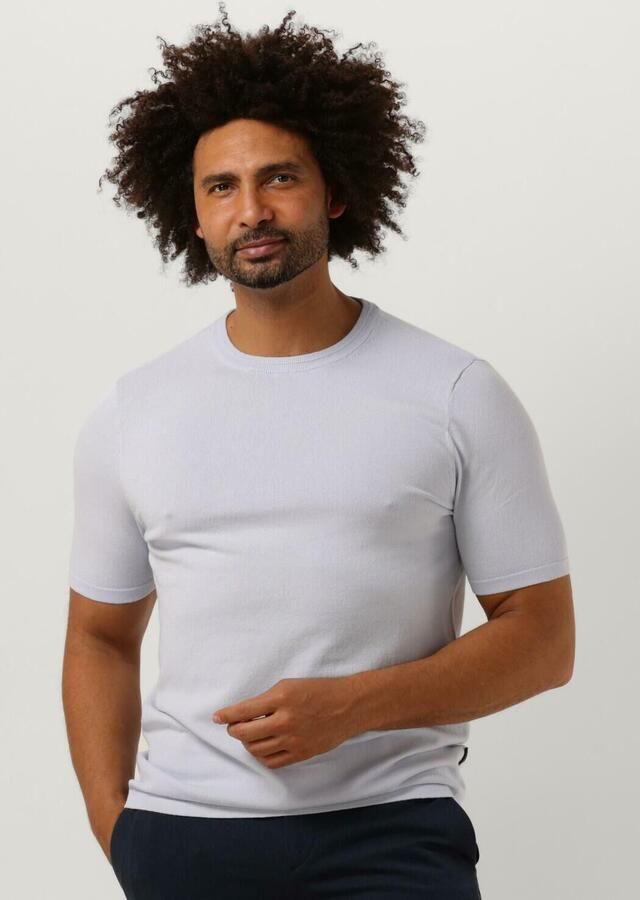 SAINT STEVE Heren Polo's & T-shirts Niels Lichtblauw - Foto 4