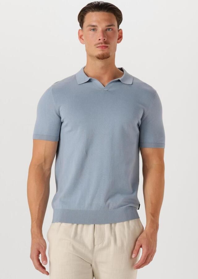SAINT STEVE Heren Polo's & T-shirts Sean Lichtblauw - Foto 4