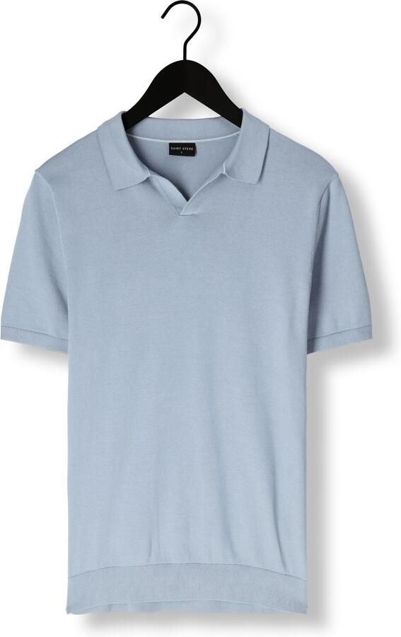 SAINT STEVE Heren Polo's & T-shirts Sean Lichtblauw - Foto 3