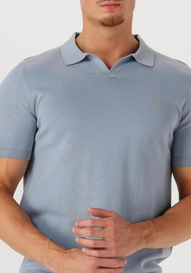 SAINT STEVE Heren Polo's & T-shirts Sean Lichtblauw - Foto 2