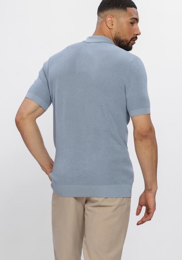 SAINT STEVE Heren Polo's & T-shirts Sietse Lichtblauw - Foto 3