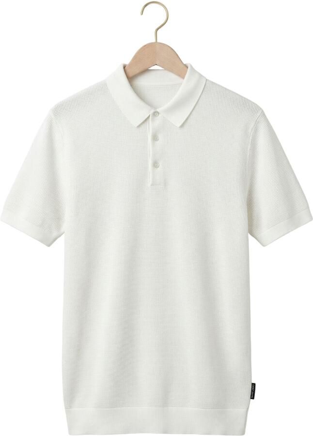 SAINT STEVE Heren Polo's & T-shirts Sietse Wit - Foto 2