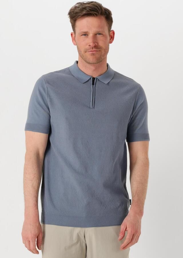 SAINT STEVE Heren Polo's & T-shirts Sonny Lichtblauw - Foto 4