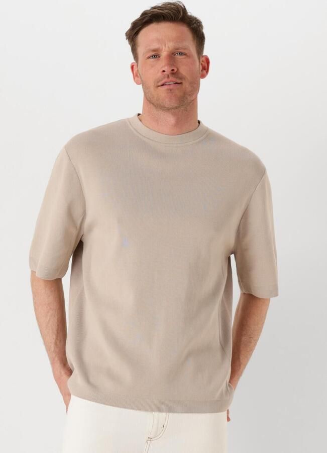 SAINT STEVE Heren Polo's & T-shirts Tjeerd Beige - Foto 4