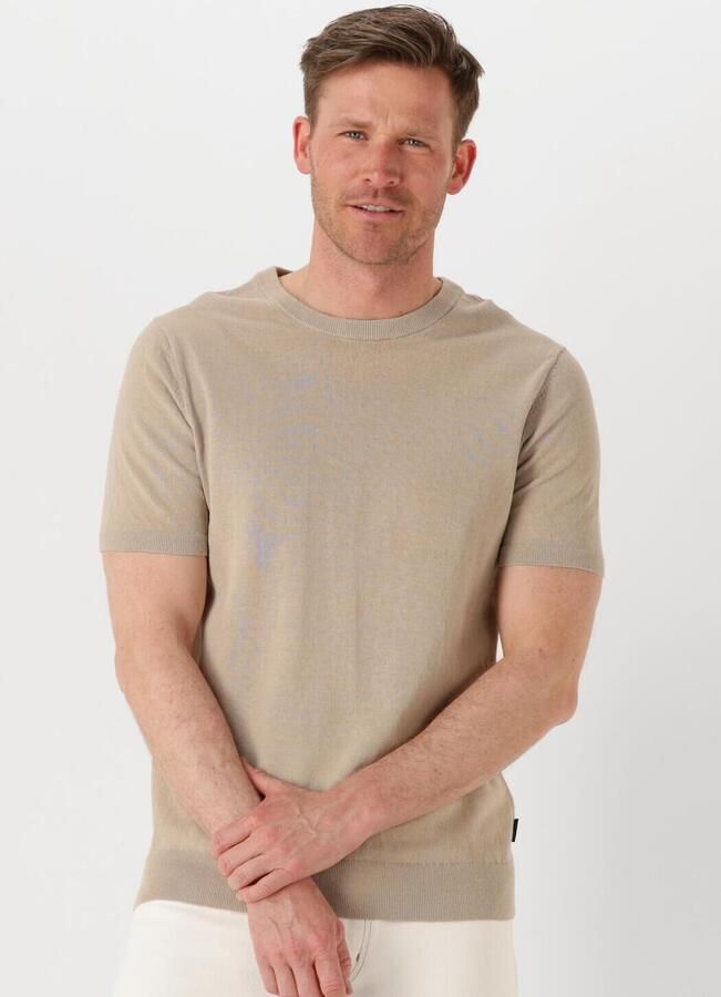 SAINT STEVE Heren Polo's & T-shirts Wout Beige - Foto 4